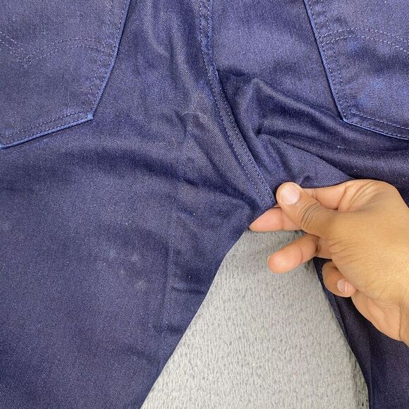 Levis 511 Jeans Mens 33x32 Blue Slim Fit Stretch Denim Pants Stain Flaw Commuter - Picture 14 of 14